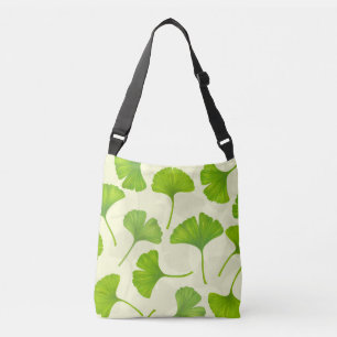 Sac Ajustable Motif Ginkgo sur blanc