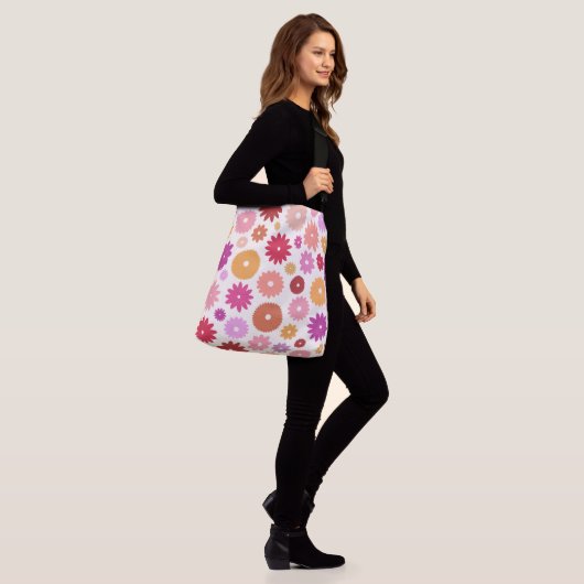 Sac Ajustable Motif Grandes Fleurs Colorées (Sur le modèle)