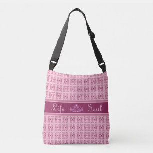 Sac Ajustable Motif hélicoïdal et diadème éditable en or rose
