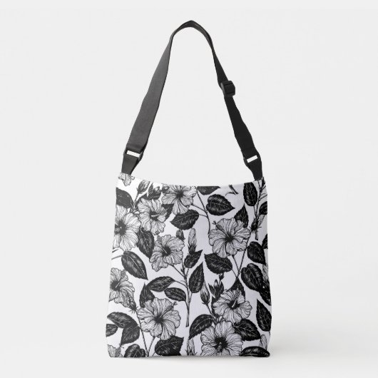 Sac Ajustable Motif Hibiscus (Devant)
