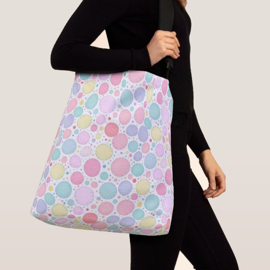Sac Ajustable Motif imparfait à points pastel (De près)