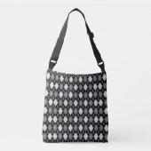 Sac Ajustable Motif Jacquard noir et gris sans joint (Devant)