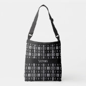Sac Ajustable Motif noir blanc (Devant)