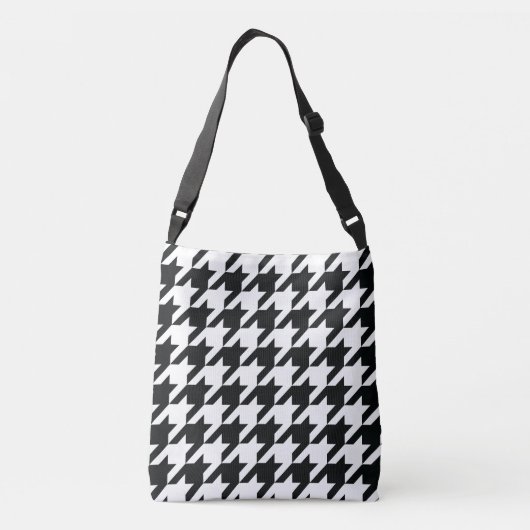 Sac Ajustable Motif noir blanc de Houndstooth (Dos)