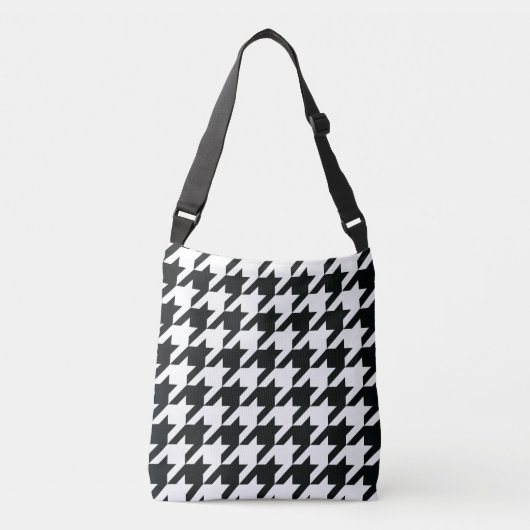 Sac Ajustable Motif noir blanc de Houndstooth (Devant)