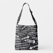 Sac Ajustable Motif noir et blanc de New York (Dos)