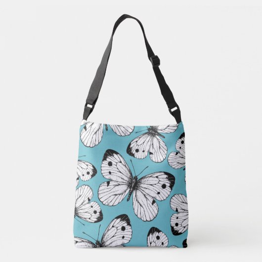 Sac Ajustable Motif papillon de choux (Dos)