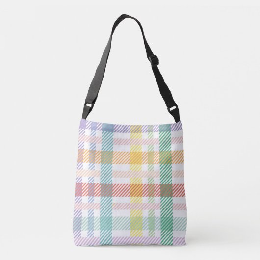 Sac Ajustable Motif Plaid clair couleur (Dos)