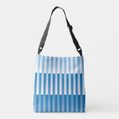Sac Ajustable Motif rayé bleu blanc (Dos)