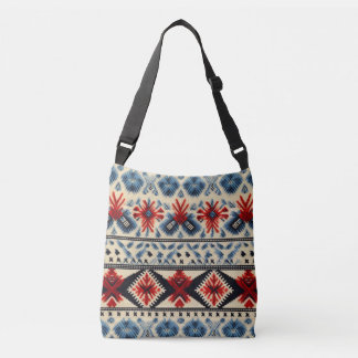 Sac Ajustable Motif rayé de broderie folklorique traditionnelle