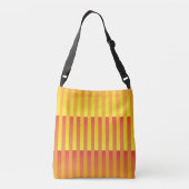 Sac Ajustable Motif rayé jaune orange (Dos)