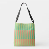 Sac Ajustable Motif rayé vert orange (Dos)