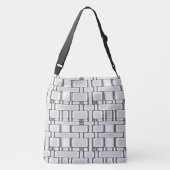 Sac Ajustable Motif rectangulaire blanc neutre (Dos)