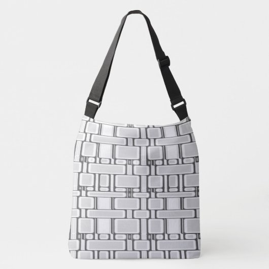 Sac Ajustable Motif rectangulaire blanc neutre (Devant)