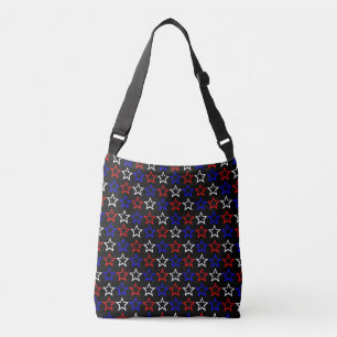 Sac Ajustable Motif Red White et Blue Stars