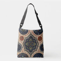 Motif rétro arabe complexe