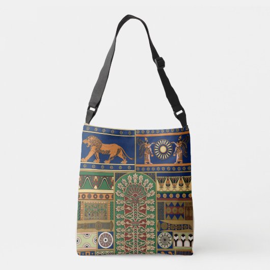 Sac Ajustable Motif rétro assyrien (Dos)