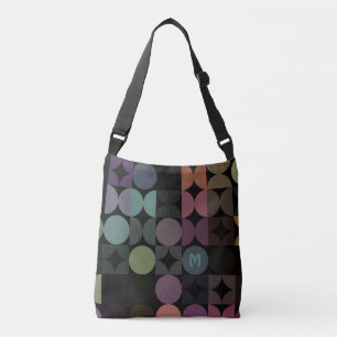 Sac Ajustable Motif Rétro Noir Brun Vert Bleu Canard Personnalis