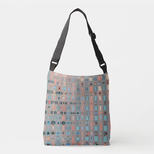 Sac Ajustable Motif rose Bleu Terre (Devant)