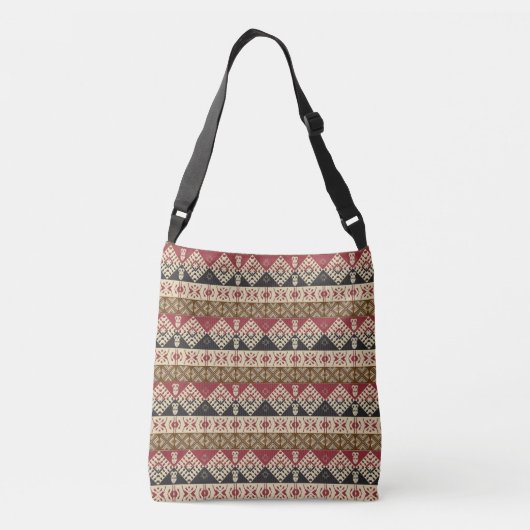 Sac Ajustable motif sans couture africain ethnique (Dos)