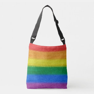 Sac Ajustable Motif sans couture de tricotage de rayures coloré