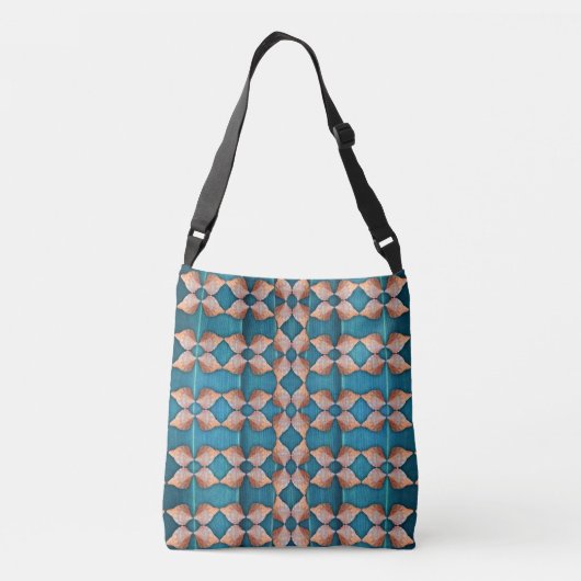 Sac Ajustable Motif Sea Shell, Bleu (Dos)