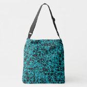 Sac Ajustable Motif Triangle Noir Sarcelle (Dos)