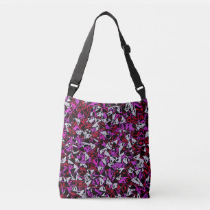 Sac Ajustable Motif Triangle Rouge Violet
