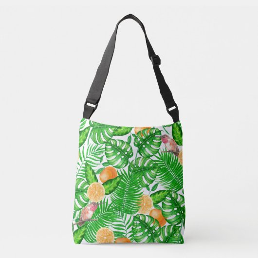 Sac Ajustable Motif tropical, colibris II (Devant)