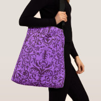 Motif victorien violet