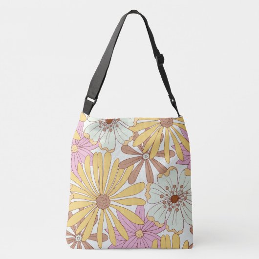 Sac Ajustable Motifs floraux rétro-sauvages (Dos)