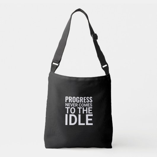 Sac Ajustable Motivation noire dire travail et inspiration de gy (Devant)