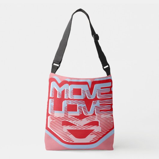 SAC AJUSTABLE MOVE LOVE HEART BY MASANSER PIXELAT (Devant)