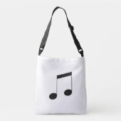 Sac Ajustable Music One Black Beam Note, (Dos)