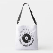 Sac Ajustable Musique Alimentation Mon âme Vinyl Album (Dos)