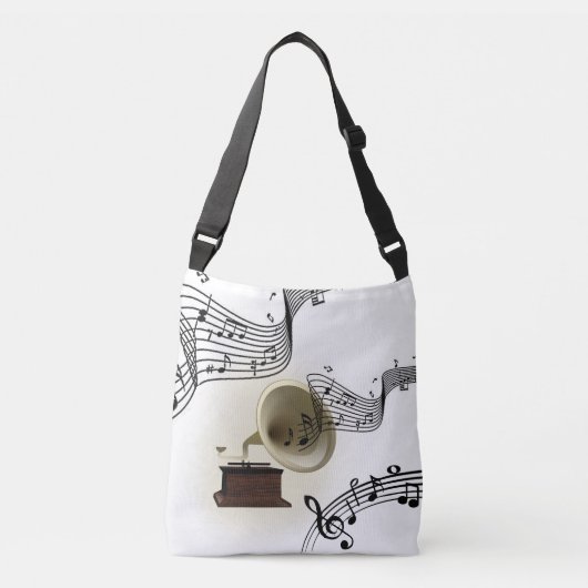 Sac Ajustable Musique et conception de gramophone (Devant)