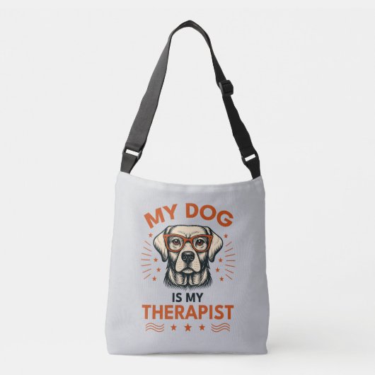 Sac Ajustable My dog is my therapist (Devant)