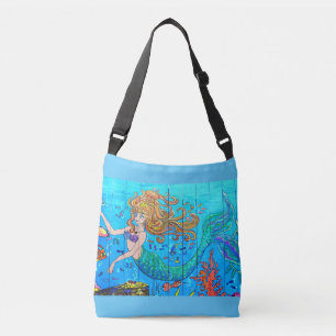 Sac Ajustable natation sous-marine rousse de sirène