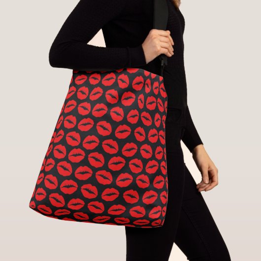 Sac Ajustable Naughty Kissy Lips (De près)