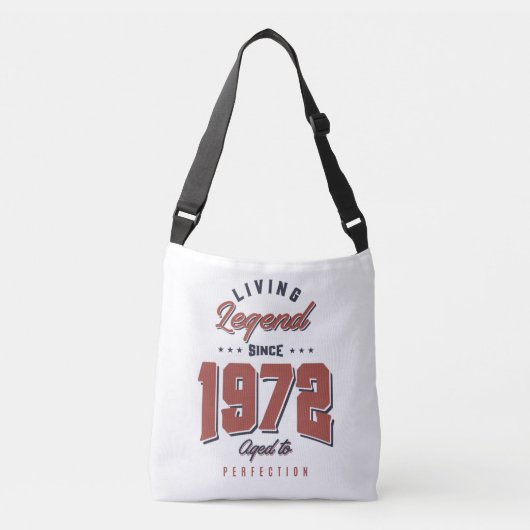 Sac Ajustable Né en 1972 Anniversaire (Devant)