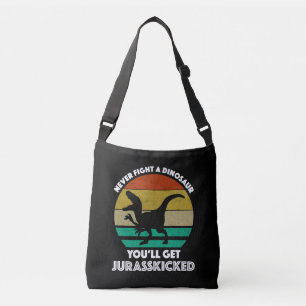 Sac Ajustable Ne te bats jamais contre un dinosaure - Tu vas te