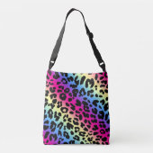 Sac Ajustable Neon Rainbow Leopard Motif Imprimer (Dos)