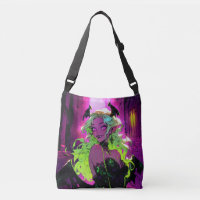 Neon Succubus Demon Anime Girl