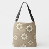 SAC AJUSTABLE "NEUTRAL CREAM TAN MANDALA FLOWER" (Devant)