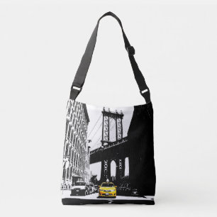 Sac Ajustable New York City Brooklyn Bridge Taxi jaune Ny Black