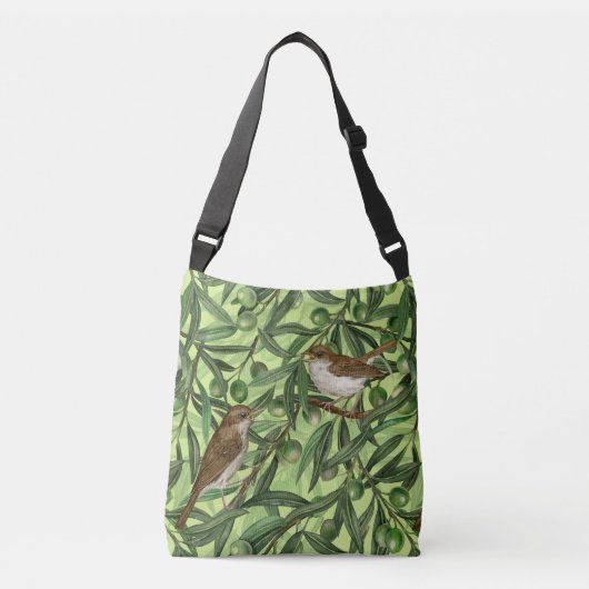 Sac Ajustable Nightingales dans l'olivier 2 (Devant)