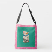 Sac Ajustable Noël de Snowman Vintage (Dos)