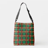Sac Ajustable Noël Plaid Et Feuilles (Dos)