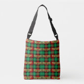 Sac Ajustable Noël Plaid Et Feuilles (Devant)