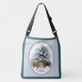 Sac Ajustable Noël Poméranien (Devant)
